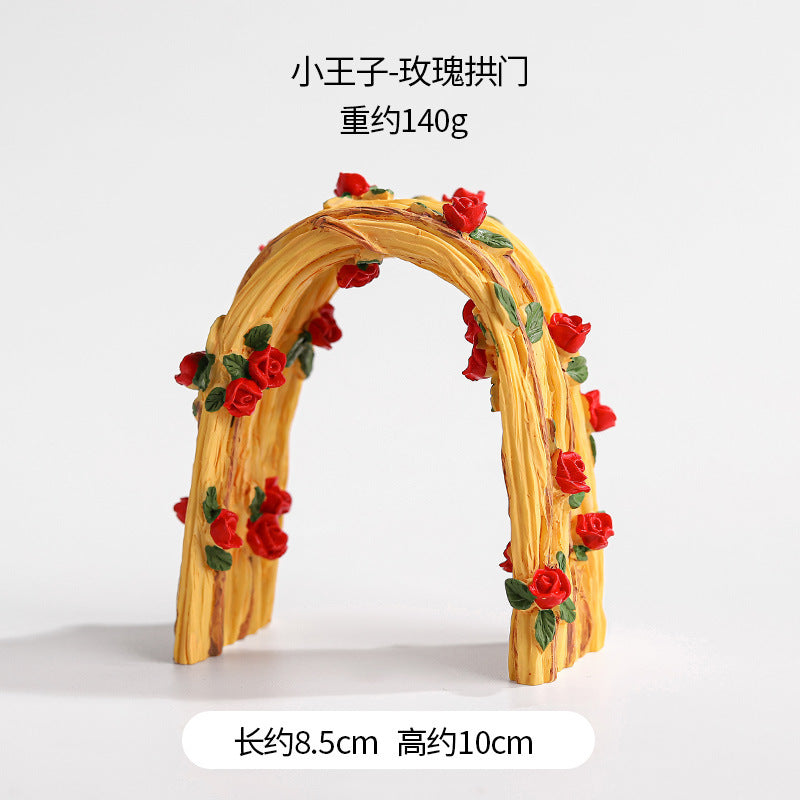Zakka Tree Stump Resin Mushroom Tree Stump Ornament Home Living Room Bedroom Desktop Decoration Small Ornament Micro Landscape