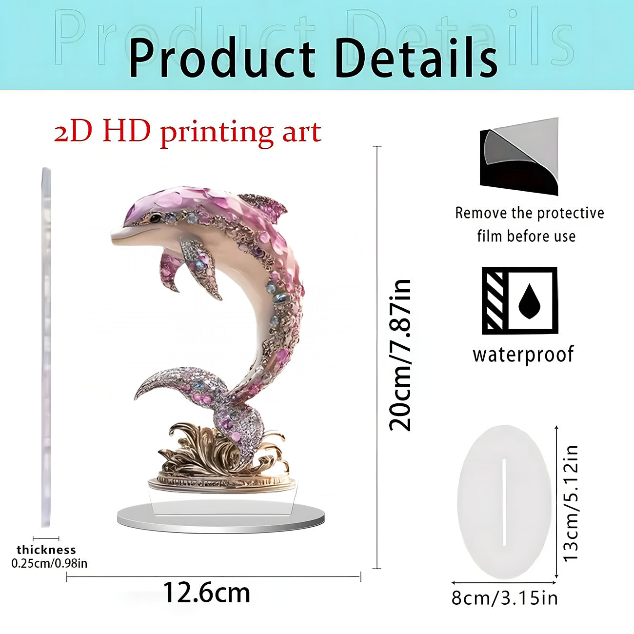 Cross-Border New Product Cupid Angel Decorative Stand 2D Acrylic Ornaments Home Desktop Entrance Accessories Gifts