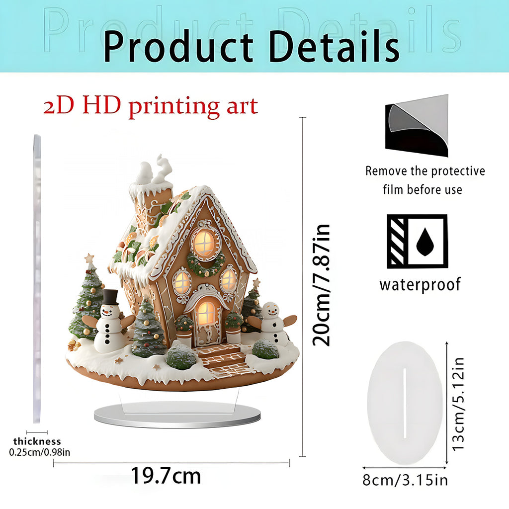 Cross-Border New Product Unicorn White Horse and Fairy 2D Acrylic Flat Stand Home Desktop Decoration Gift Ornaments