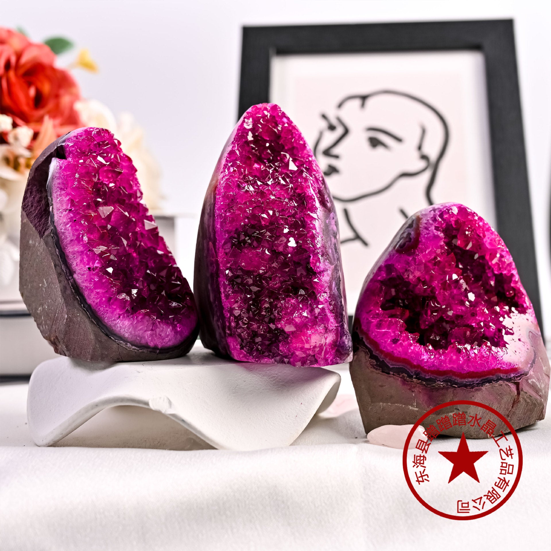 Cross-border crystal multi-color crystal crystal town color crystal town home feng shui ornaments east China sea crystal wholesale a generation of hair