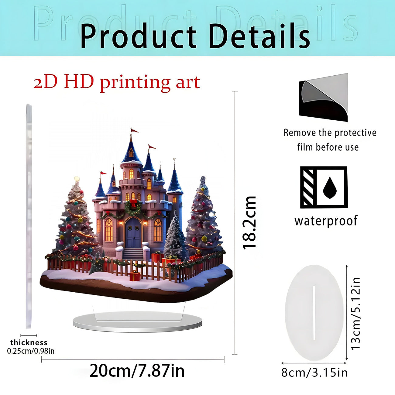 Cross-Border New Product Cupid Angel Decorative Stand 2D Acrylic Ornaments Home Desktop Entrance Accessories Gifts
