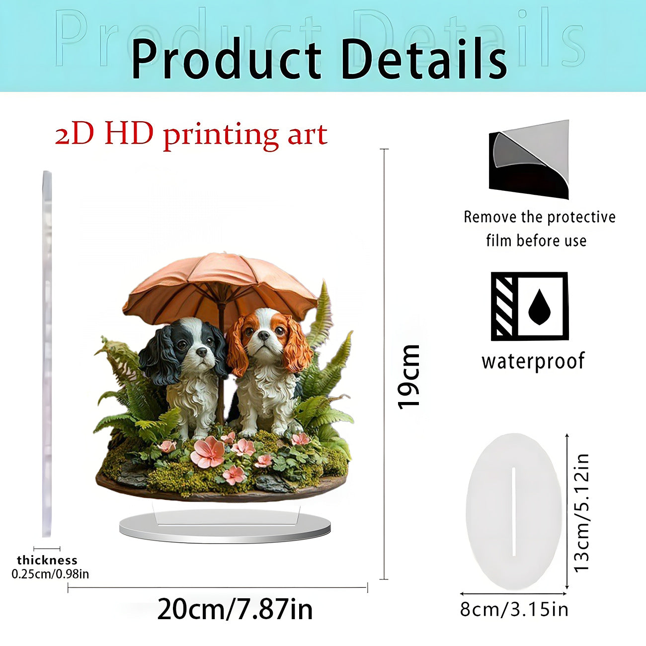 Cross-Border New Product Christmas Creative Acrylic Flat Christmas Party Home Desktop Decoration Crafts