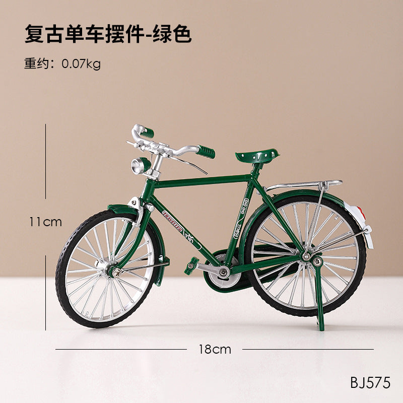 Cross-border Hot Selling Retro Style Iron Art Model Crafts Ornaments High-level Living Room Bedroom Desktop Decorations