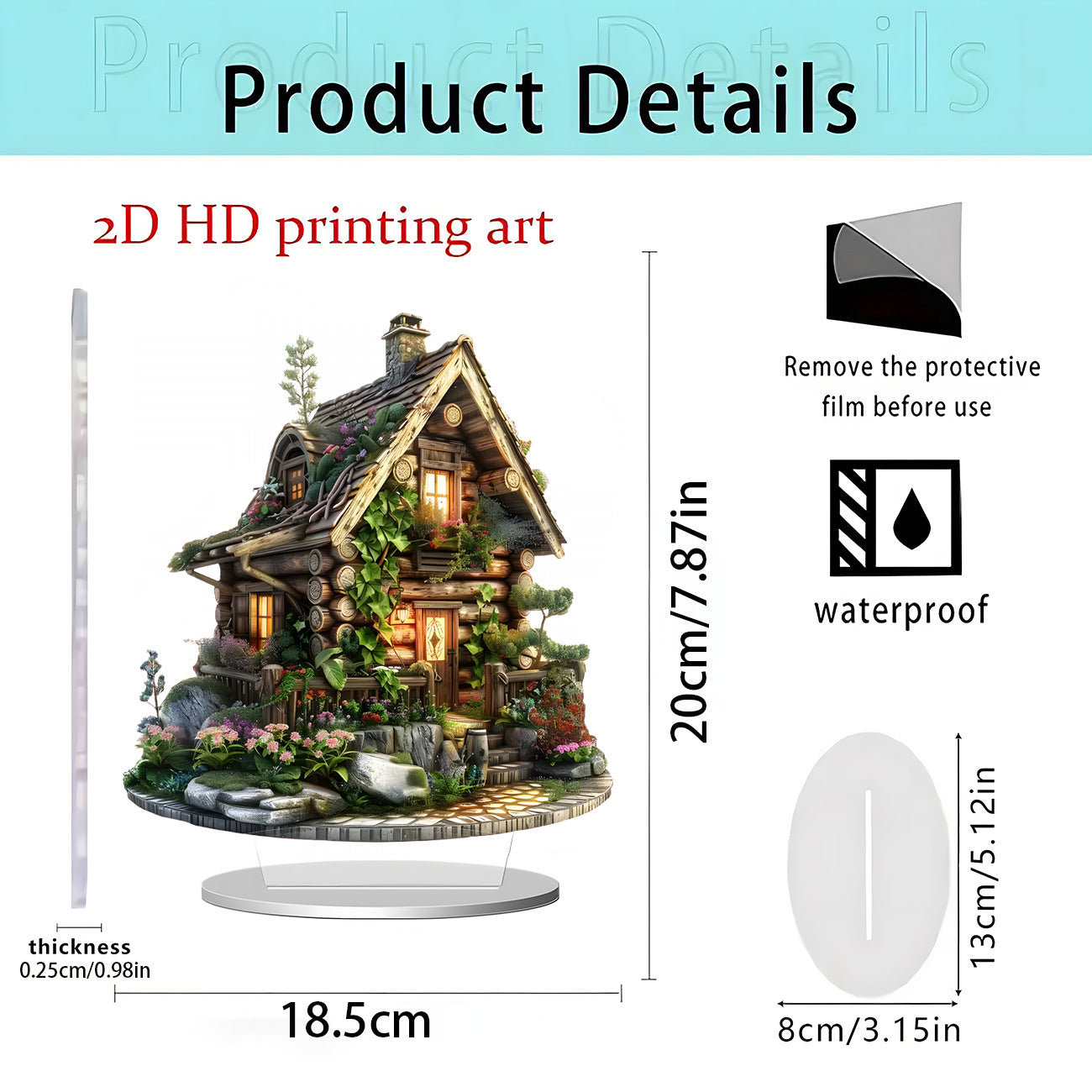 Cross-Border New Product Cupid Angel Decorative Stand 2D Acrylic Ornaments Home Desktop Entrance Accessories Gifts
