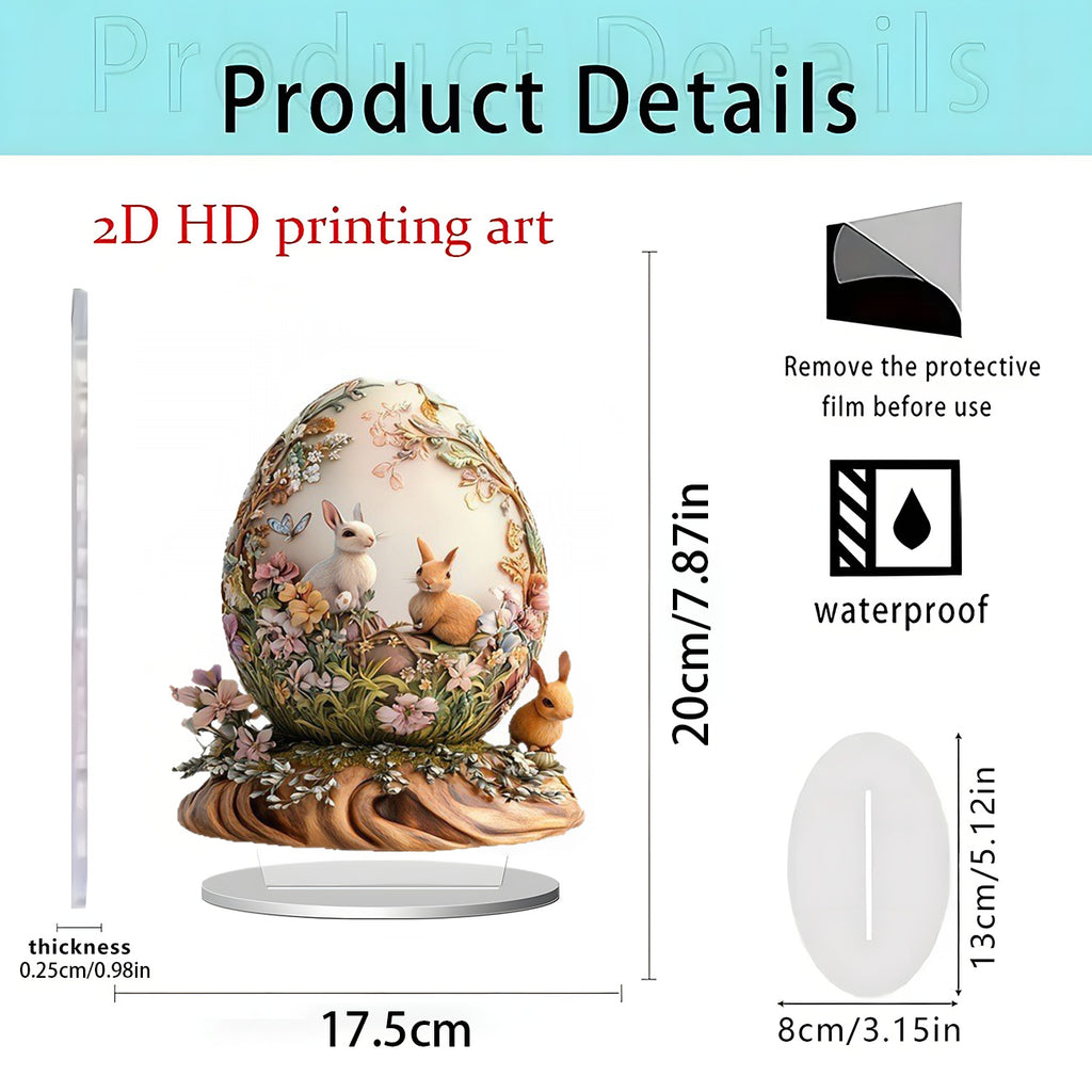 Cross-Border New Christmas Igloo Santa Claus Reindeer 2D Acrylic Flat Home Desktop Decoration