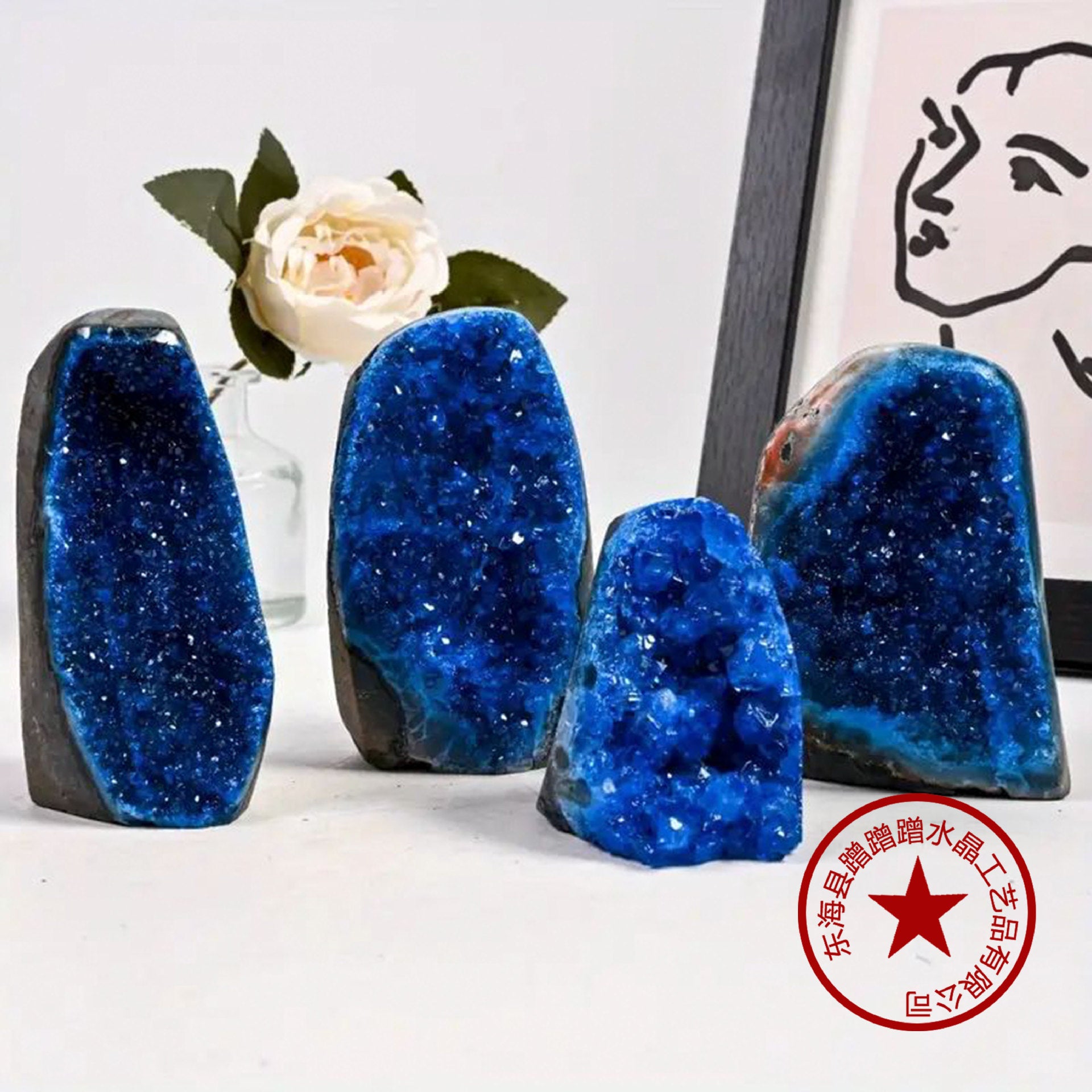 Cross-border crystal multi-color crystal crystal town color crystal town home feng shui ornaments east China sea crystal wholesale a generation of hair