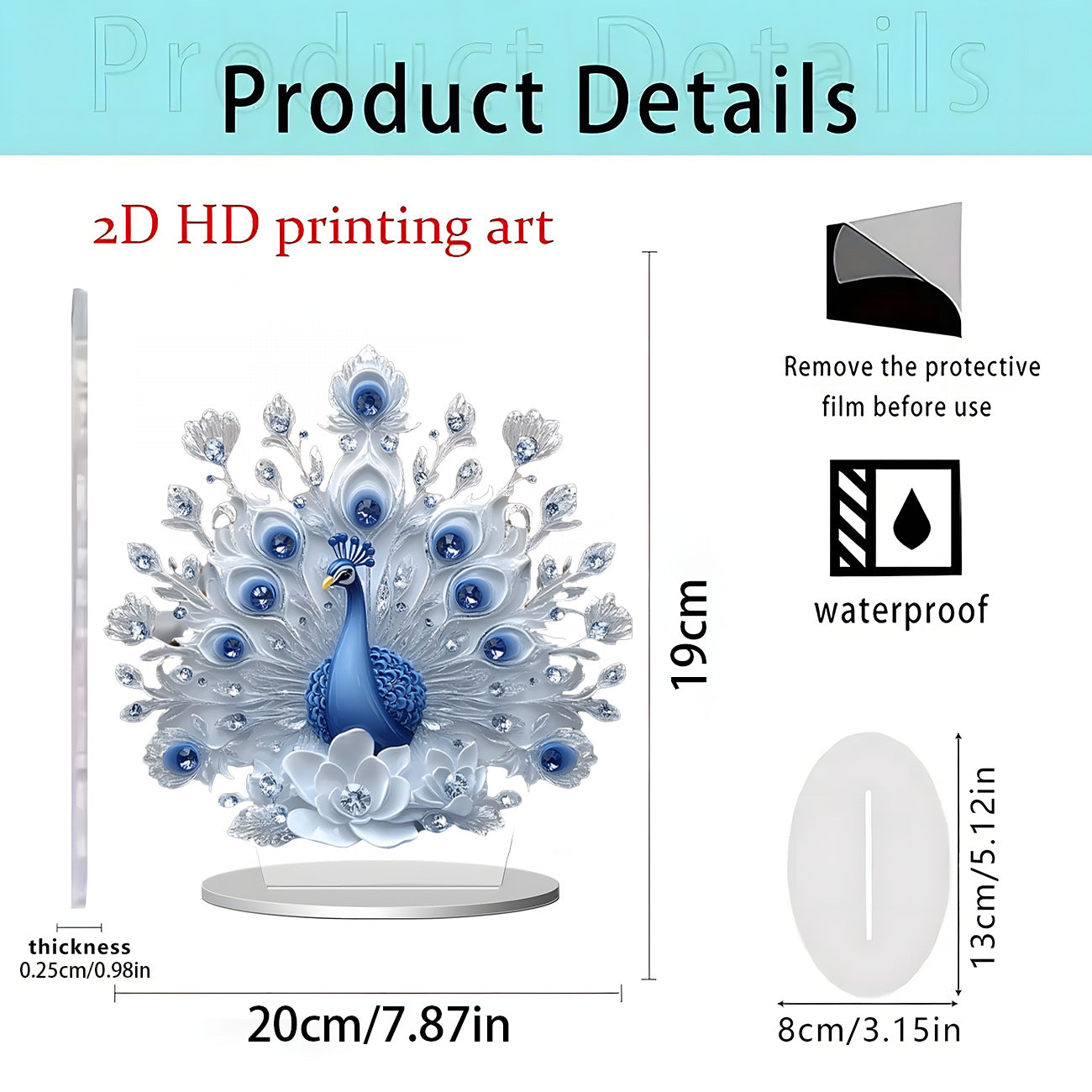 Cross-Border New Product Cupid Angel Decorative Stand 2D Acrylic Ornaments Home Desktop Entrance Accessories Gifts