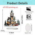 Cross-Border New Product Unicorn White Horse and Fairy 2D Acrylic Flat Stand Home Desktop Decoration Gift Ornaments