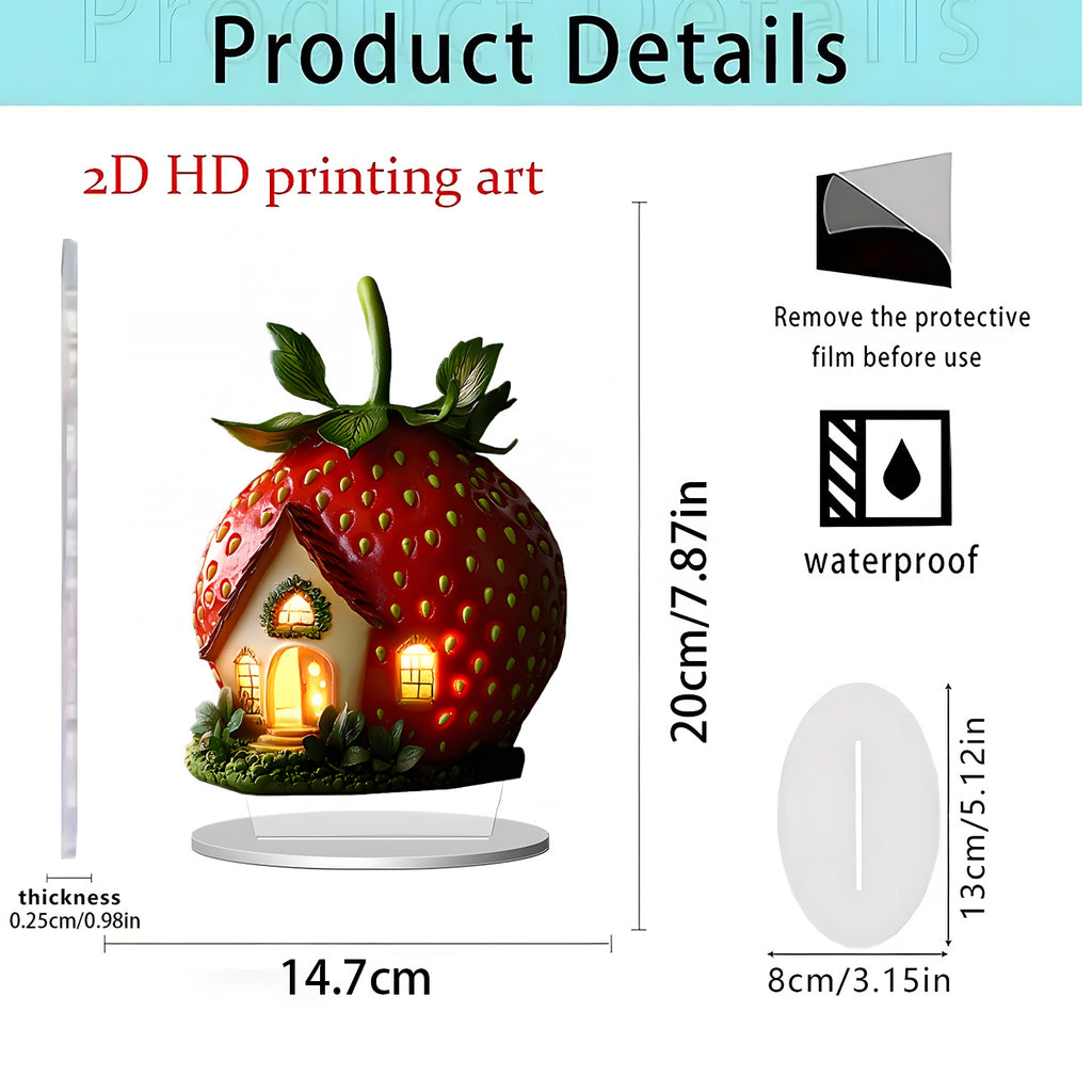 Cross-Border New Product Bohemian Style Santa Claus Reindeer Acrylic Flat Home Desktop Decoration Ornaments