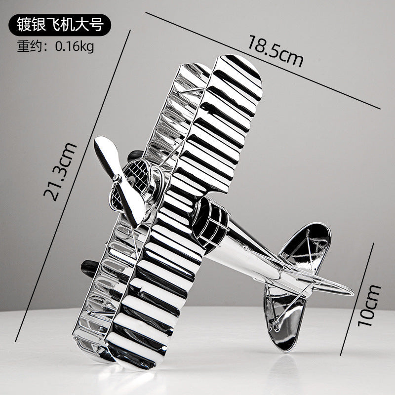 Landmark Building Model Ornaments, High-End Cross-Border Metal Crafts, Living Room Office Desktop Iron Art Decorations