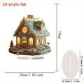 Cross-border Bohemian Style Multi-functional British Decorations Office Cafe Desktop Gingerbread House