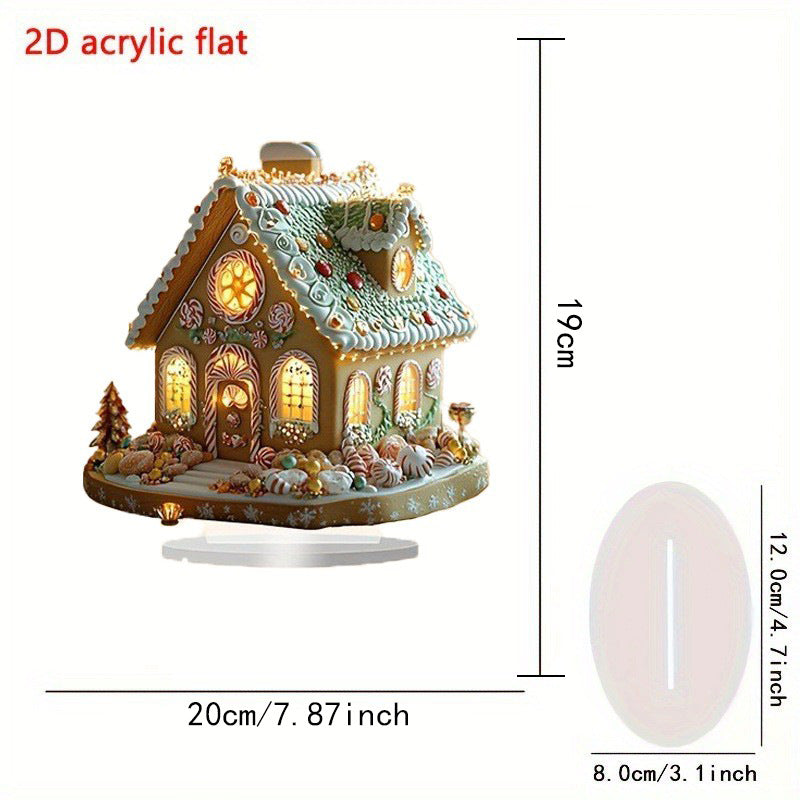 Cross-border Bohemian Style Multi-functional British Decorations Office Cafe Desktop Gingerbread House